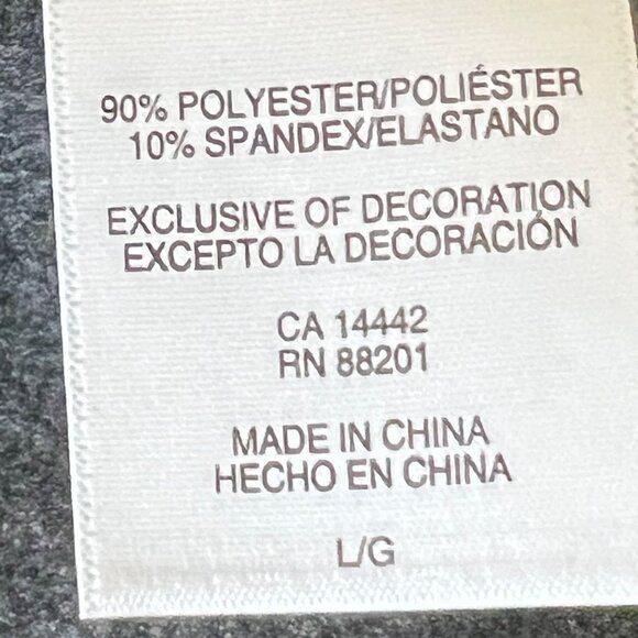 NWT Mondetta Outdoor Project Men's Black Stretch Quarter-Zip Pullover Size Large - Picture 9 of 11